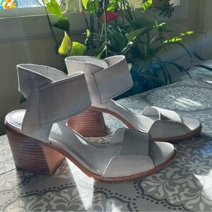 Sorel Women's Light Blue Heeled Sandals